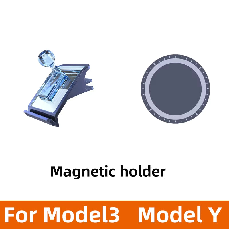 Car Phone Holder for Tesla Model3 Y Center Console Air Outlet Adjustable Magnetic Car Phone Support Frame Accessories