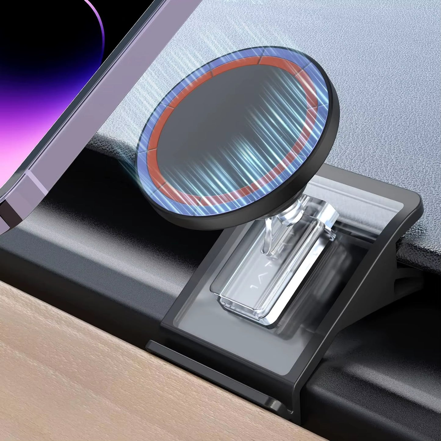 Car Phone Holder for Tesla Model3 Y Center Console Air Outlet Adjustable Magnetic Car Phone Support Frame Accessories