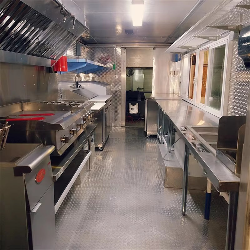 Mobile BBQ Food Truck Kiosk Ice Cream Taco Cart Sweet Corn Shop Small Fast Food Trailer Mini Food Truck for Sale