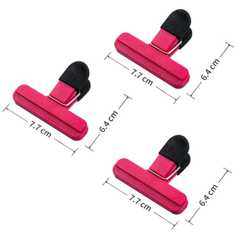 Portable Bag Clips Kitchen Storage Food Snack Seal Sealing Bag Clips Sealer Clamp Plastic Tool Kitchen Organization Accessories