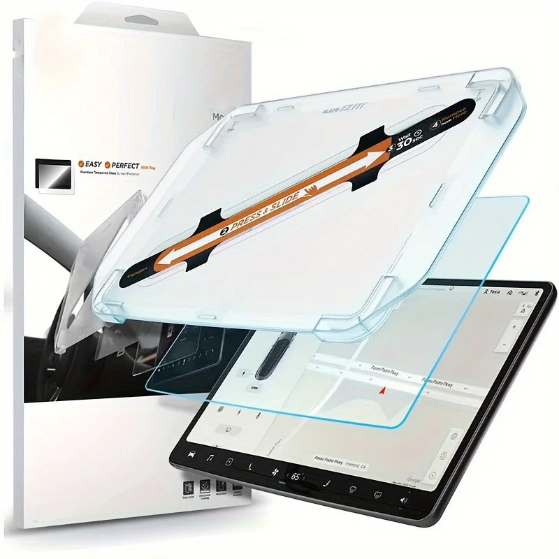 Tempered Glass Screen Protector,Designed for Tesla for Model 3/Y (2021-2023), 15Inch Dashboard Touchscreen - Matte/Anti Fingerpr