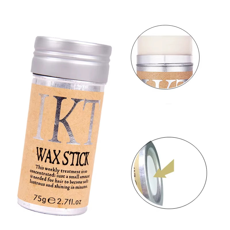 Hair Wax Stick for Wig Professional Hair Wax Stick Gel Cream Non-Greasy Style Hair Wax Stick for Men Women Broken Hair Artifact