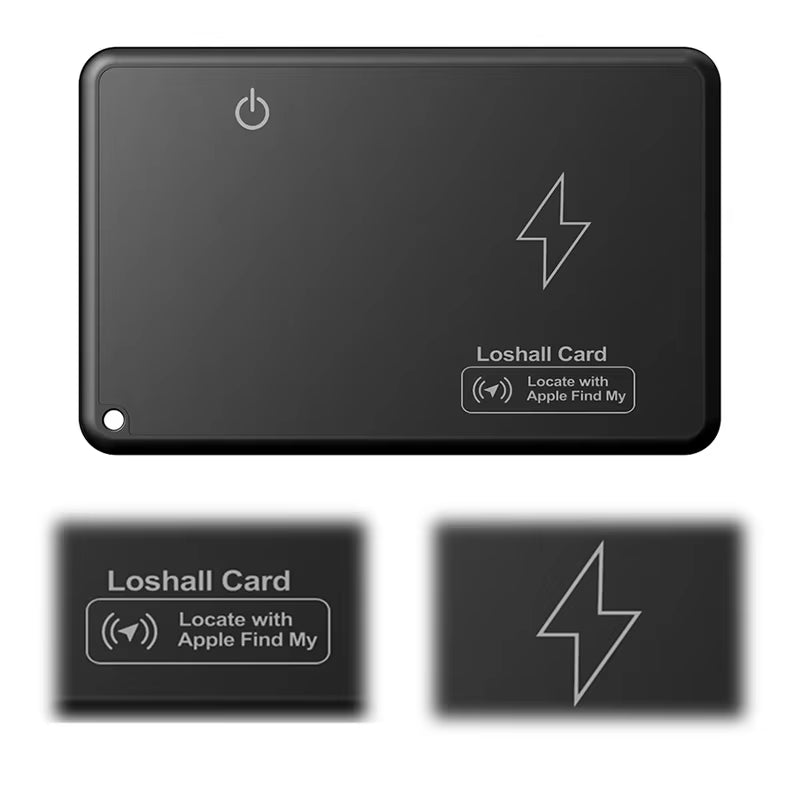 Wireless Charging Tracking Location Mini Wallet Tracker Card Waterproof GPS Locator Work with Apple Find My App BT Tracker