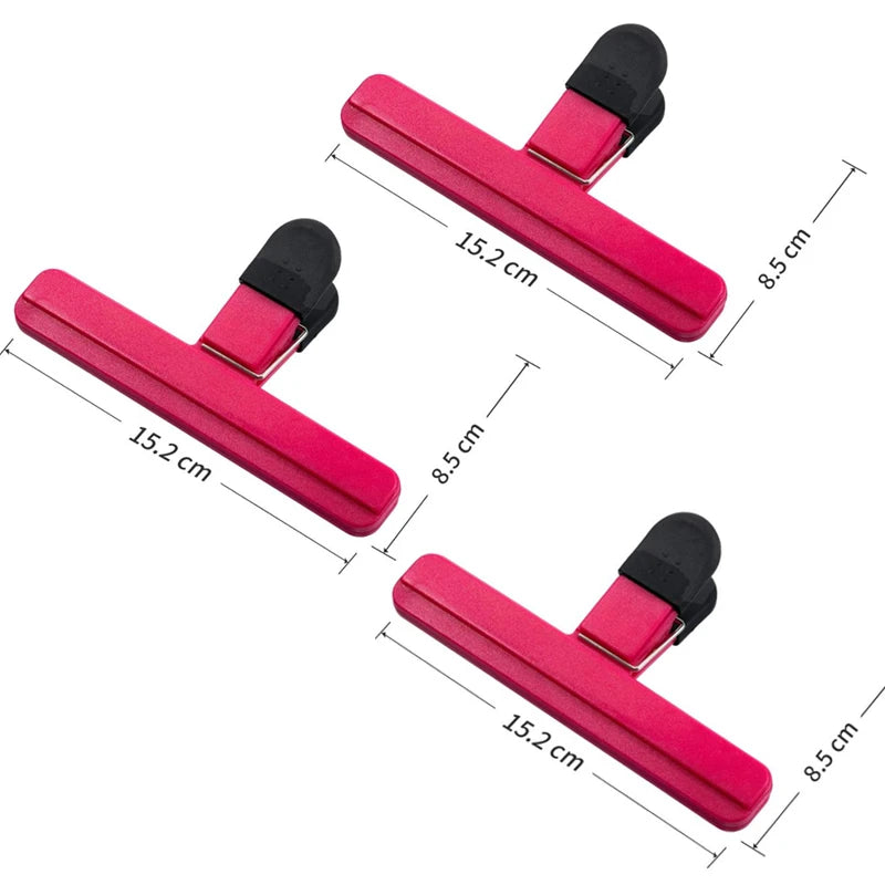 Portable Bag Clips Kitchen Storage Food Snack Seal Sealing Bag Clips Sealer Clamp Plastic Tool Kitchen Organization Accessories