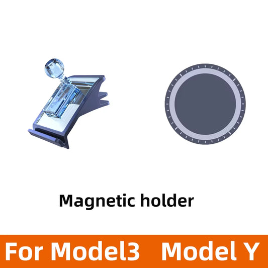 Car Phone Holder for Tesla Model3 Y Center Console Air Outlet Adjustable Magnetic Car Phone Support Frame Accessories