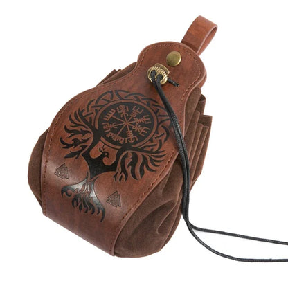 Genuine Leather for DND Dice Bag Tray 5 Celtic Designs Cute Drawstring Pouch D&D Roleplaying RPG Gift Ideas Coin Purse