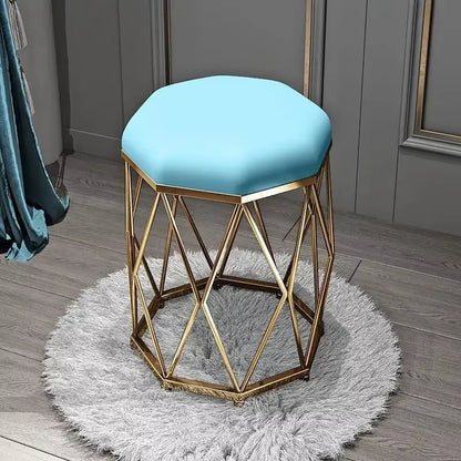 Modern Simple Dressing Stool Subnet Red Makeup Stool Light Luxury Nail Scrubbing Chair Bedroom Nordic Girl Dining Stool
