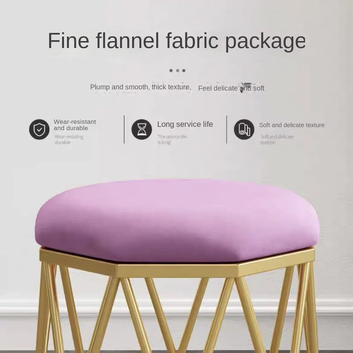 Modern Simple Dressing Stool Subnet Red Makeup Stool Light Luxury Nail Scrubbing Chair Bedroom Nordic Girl Dining Stool