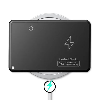 Wireless Charging Tracking Location Mini Wallet Tracker Card Waterproof GPS Locator Work with Apple Find My App BT Tracker