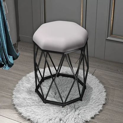 Modern Simple Dressing Stool Subnet Red Makeup Stool Light Luxury Nail Scrubbing Chair Bedroom Nordic Girl Dining Stool